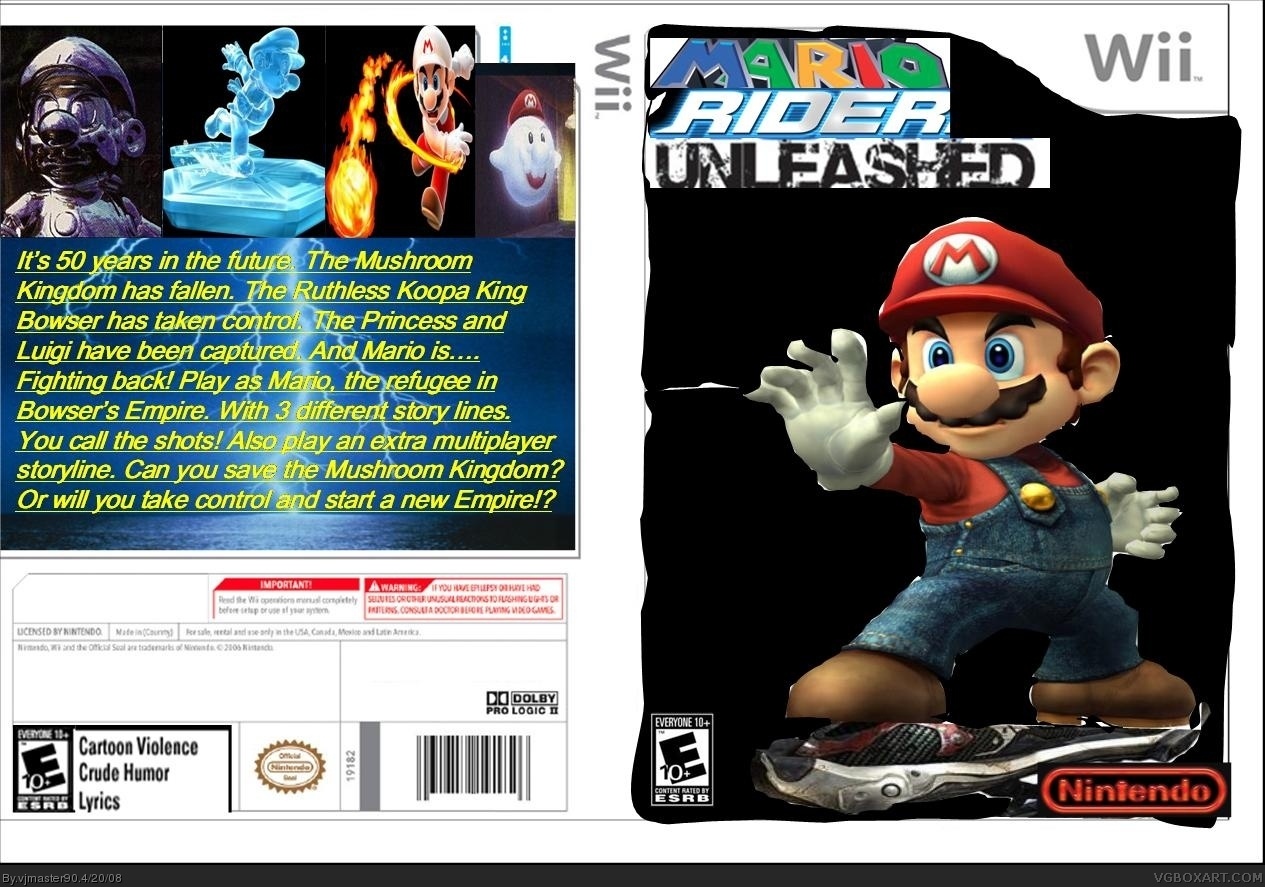 Mario Riders Unleashed box cover