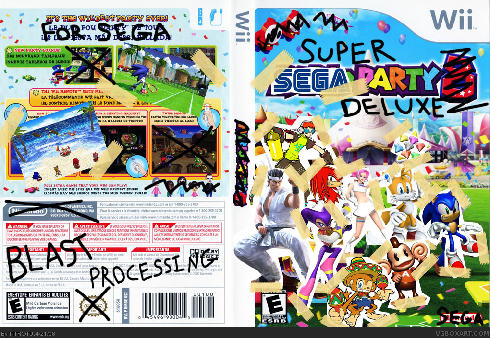 Super Sega Party Deluxe box cover