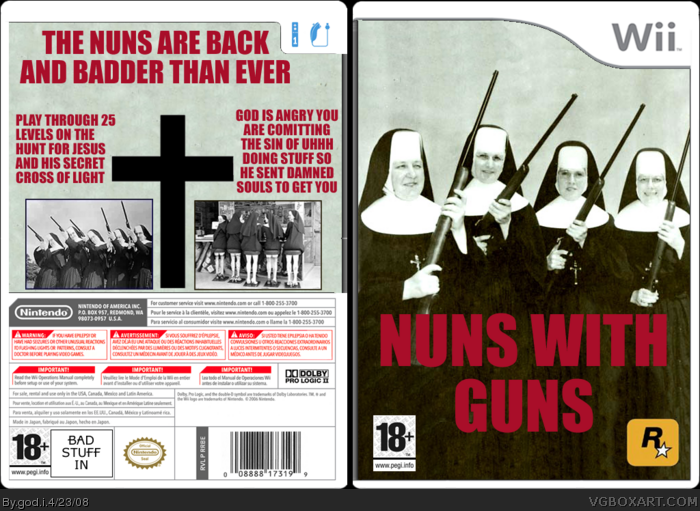 NUNS WITH GUNS box art cover