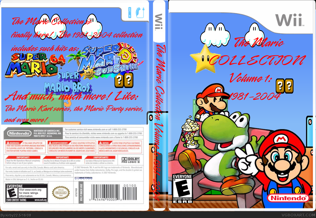 The Mario Collection Volume 1: 1981-2004 box cover