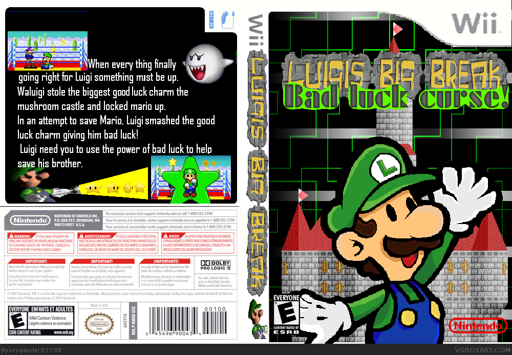 Luigis big break box cover
