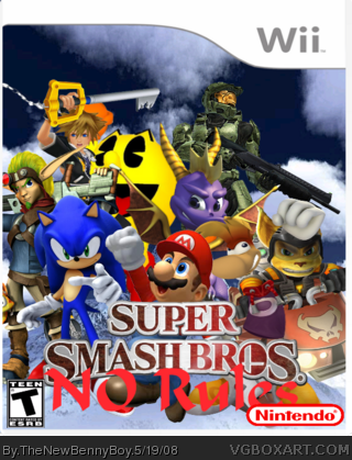 Super Smash Bros. No Rules box cover