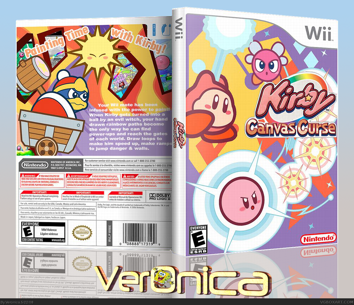 Kirby Canvas Curse box cover