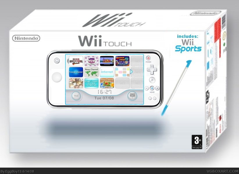 Wii Touch box cover
