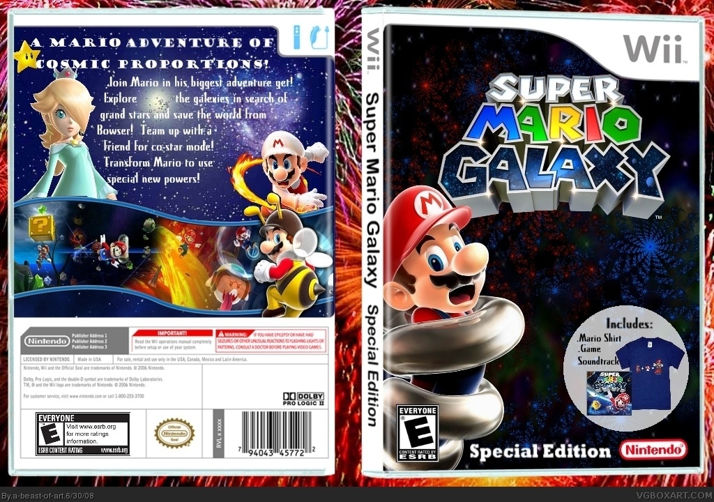 Super Mario Galaxy Special Edition box cover