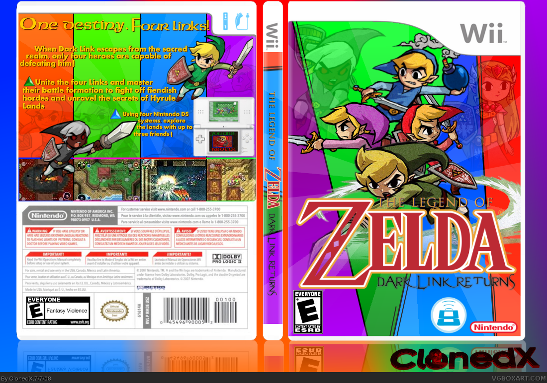 The Legend of Zelda: Dark Link Returns box cover