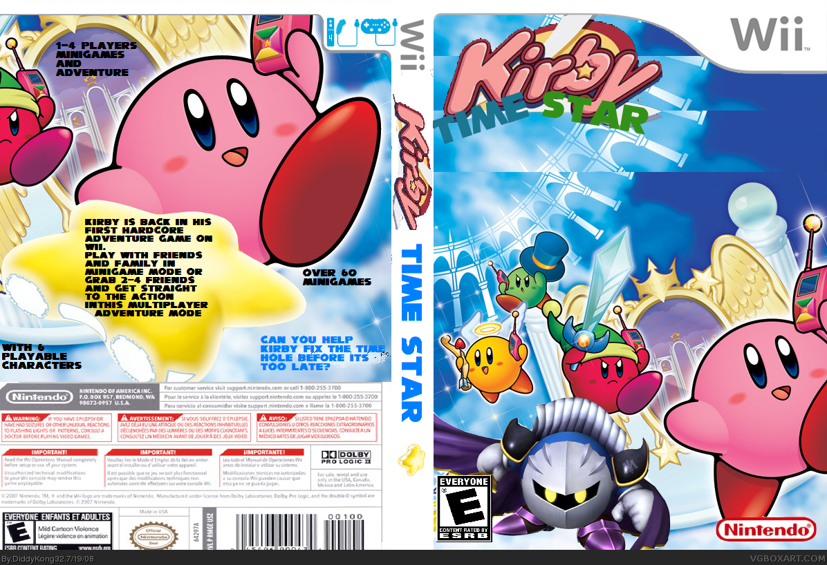 Kirby: Time Star box cover
