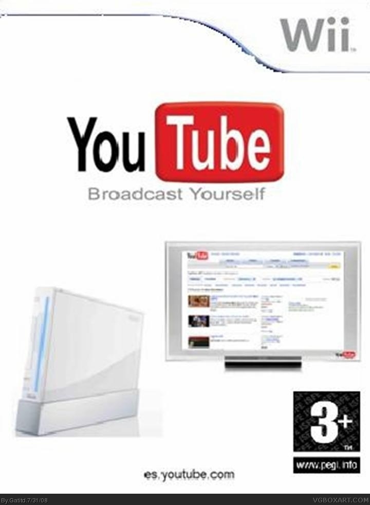Youtube Wii (Menu in spanish) box cover