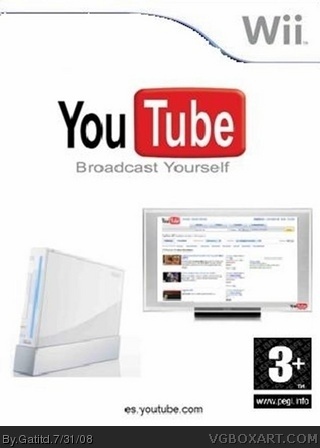 Youtube Wii (Menu in spanish) box art cover