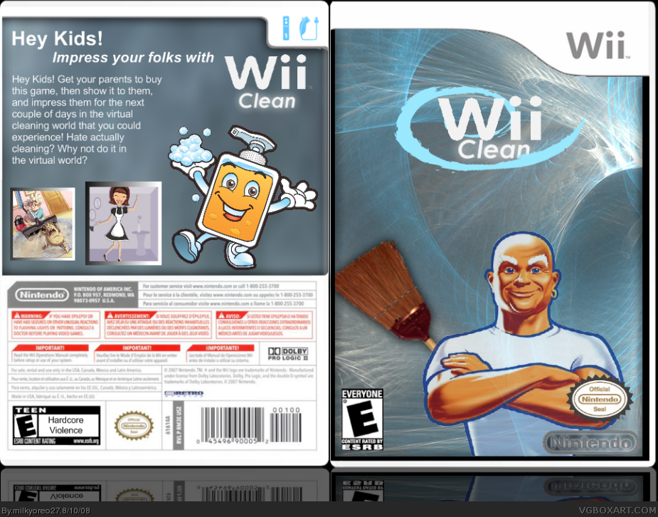Wii Clean box cover