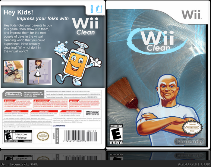 Wii Clean box art cover