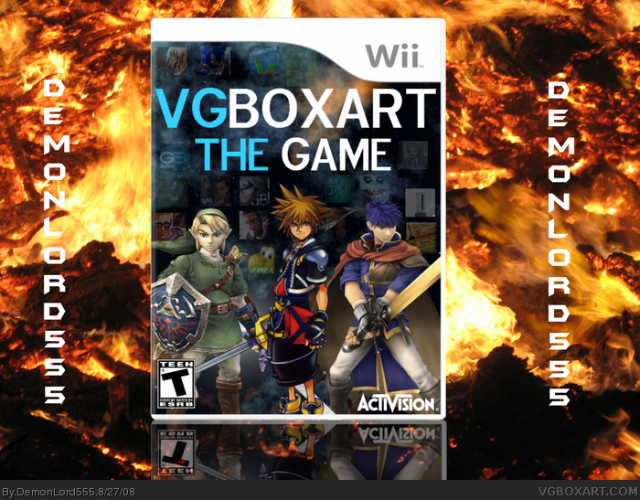 VGBoxArt The Game Wii Box Art Cover By DemonLord555