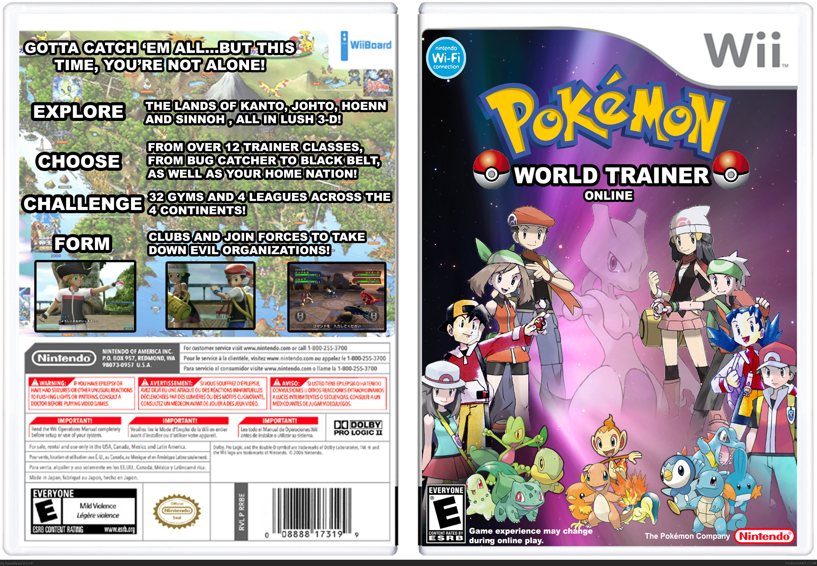 Pokemon: World Trainer Online box cover