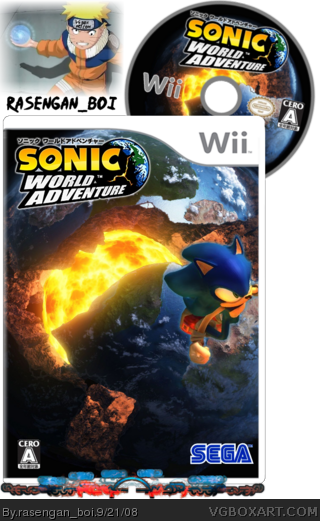 Sonic World Adventure box cover
