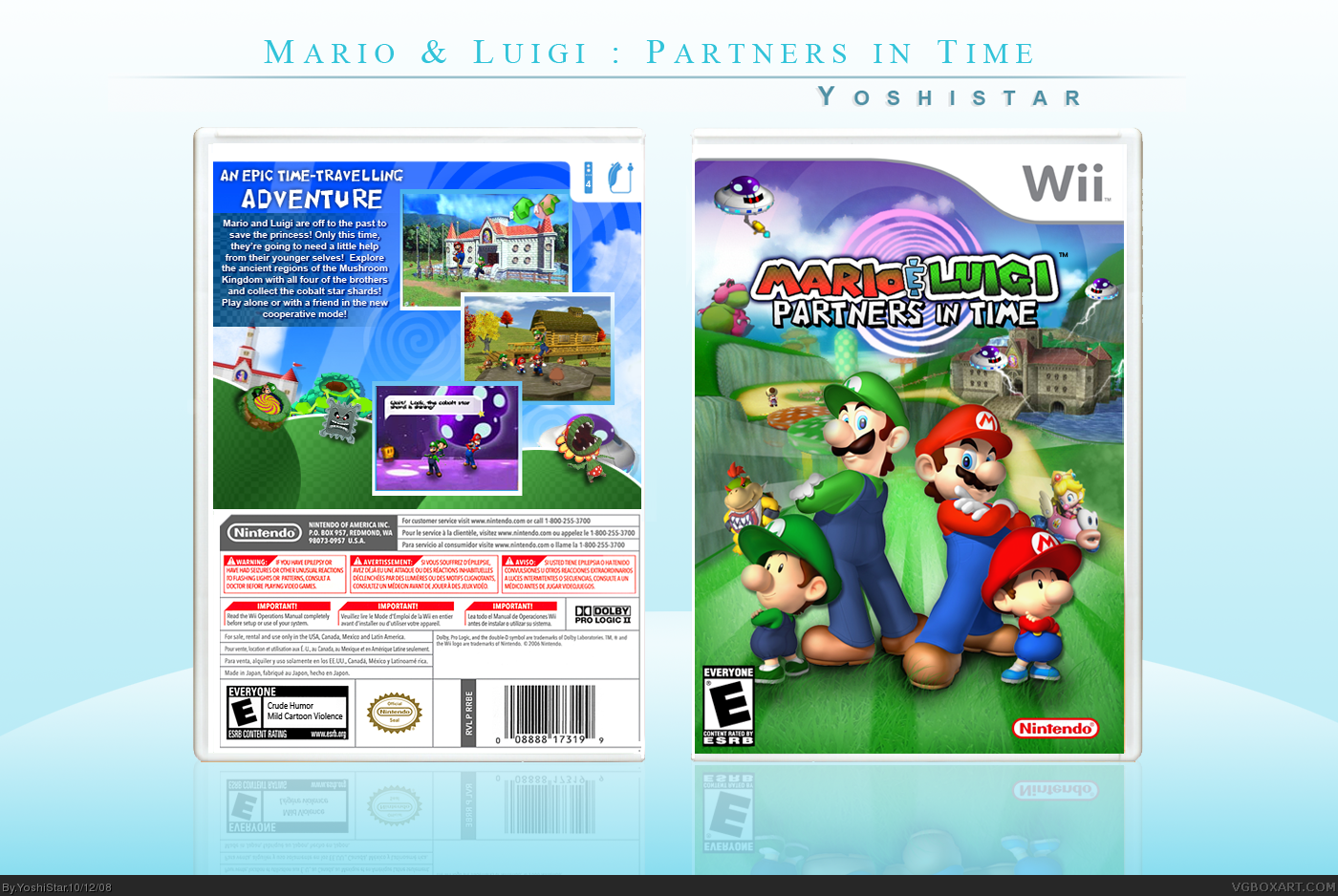Mario & Luigi: Partners in Time box cover