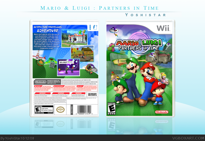 Mario & Luigi: Partners in Time box art cover
