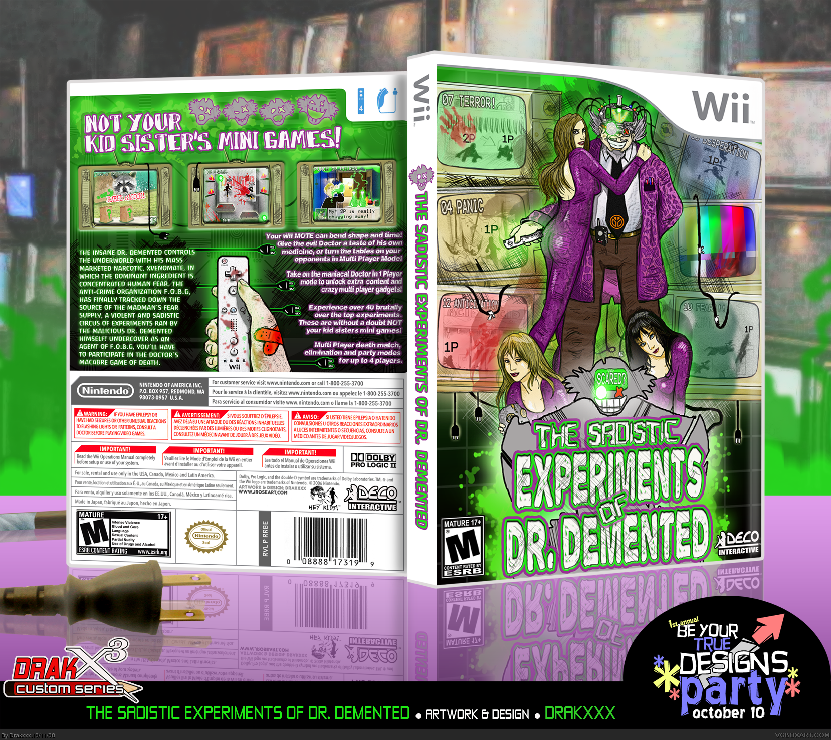 The Sadistic Experiments of Dr. Demented box cover