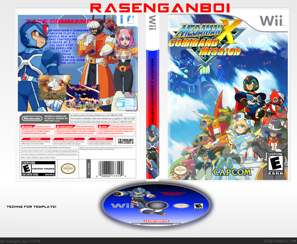Mega Man X: Command Mission box cover