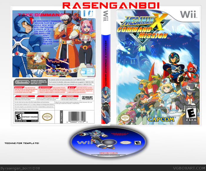Mega Man X: Command Mission box art cover