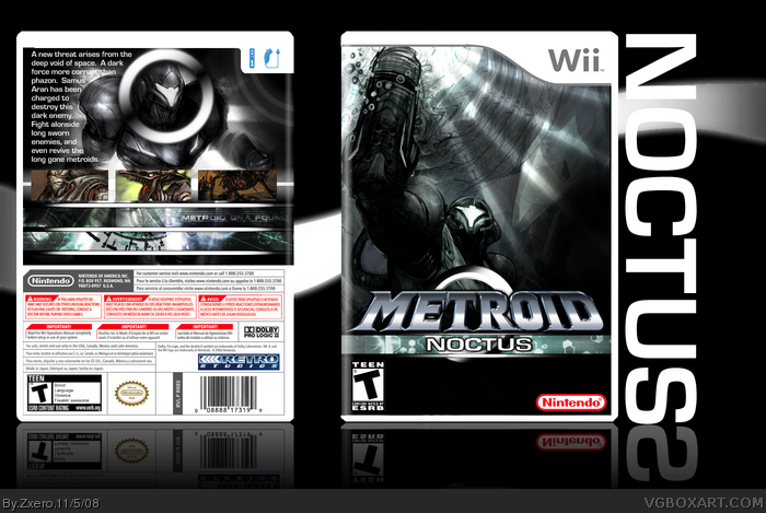 Metroid Noctus box art cover