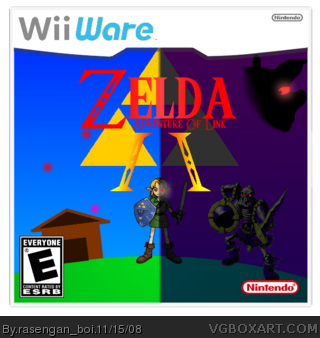 Wii Ware: Zelda II: Adventure of Link box cover