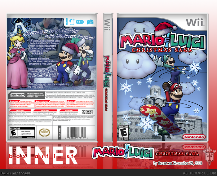 Mario & Luigi: Christmas Saga box art cover