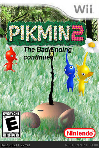 Pikmin 2- The Bad Ending Continues box cover