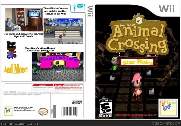Animal Crossing: Star Roles box art cover