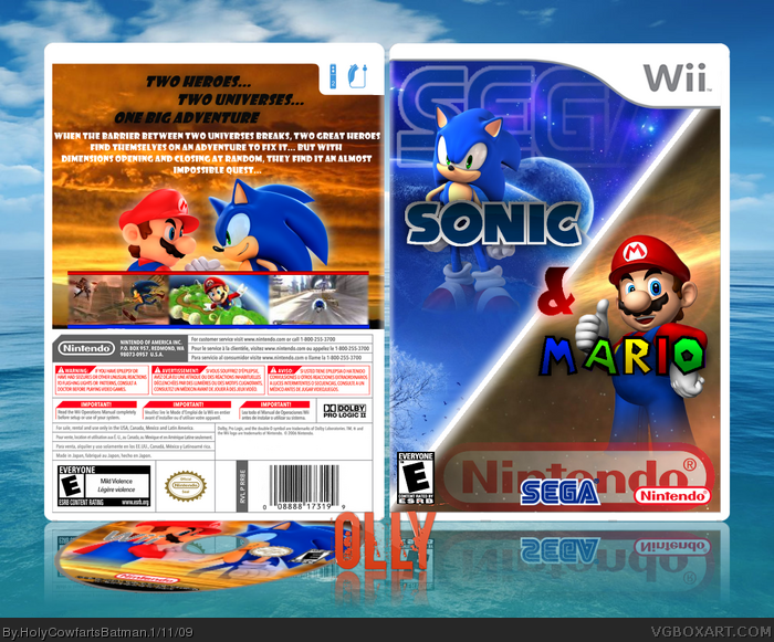Sonic & Mario box art cover