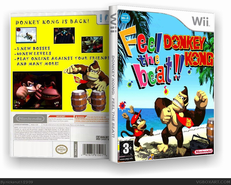 Donkey Kong: Feel the beat!! box cover
