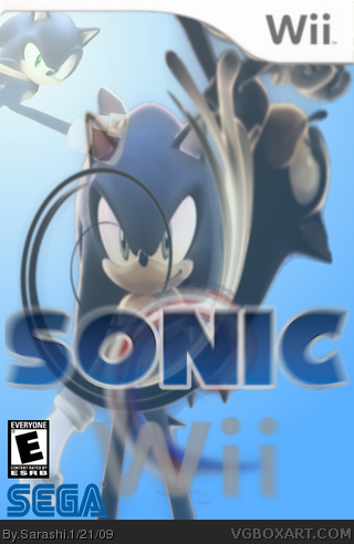 Sonic Wii box cover