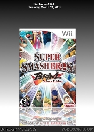 Super Smash Bros Brawl: Deluxe Edition box art cover