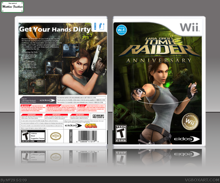 Tomb Raider: Anniversary box art cover