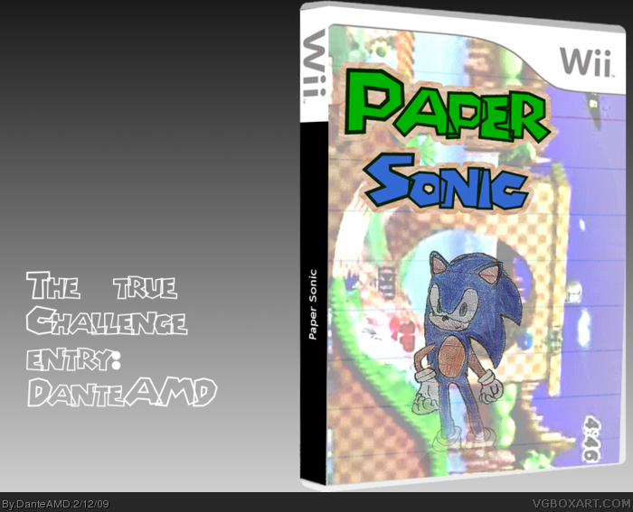 Paper Sonic box art cover