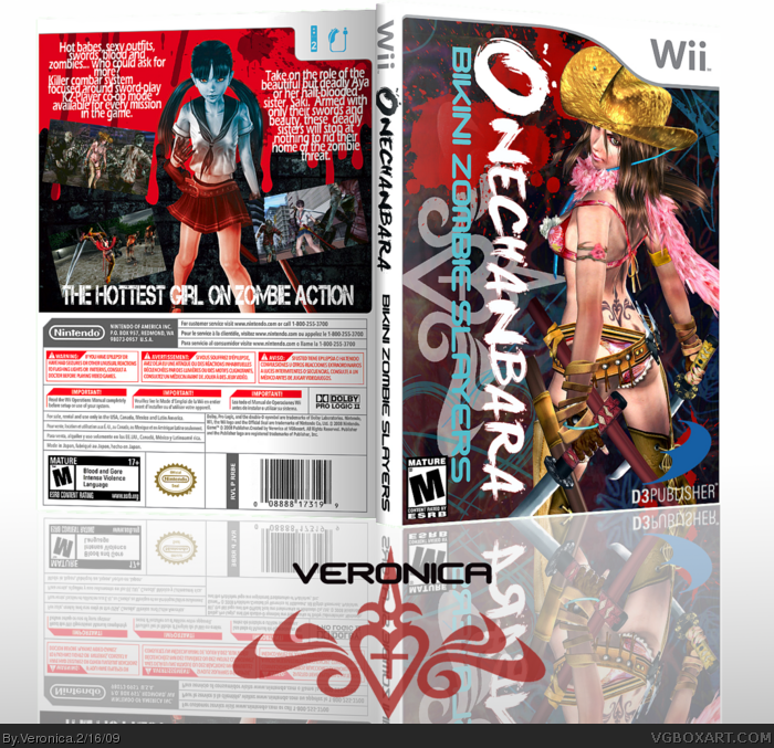 Onechanbara:Bikini Zombie Slayers box art cover