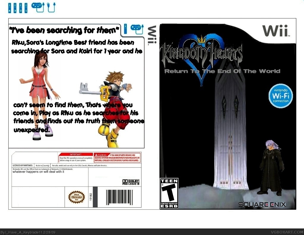 Kingdom Hearts: Return To The End Of The World box cover