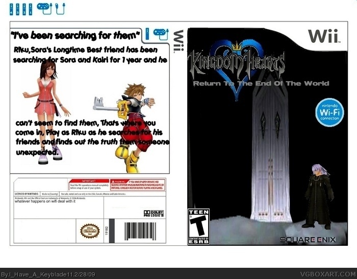 Kingdom Hearts: Return To The End Of The World box art cover