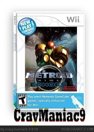 Metroid Prime 2 Echoes box cover
