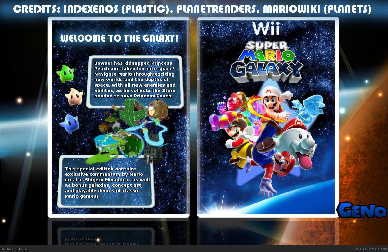 Super Mario Galaxy Special Edition box cover