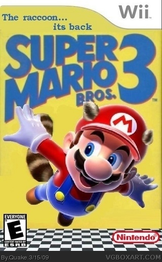 Super Mario 3 box cover