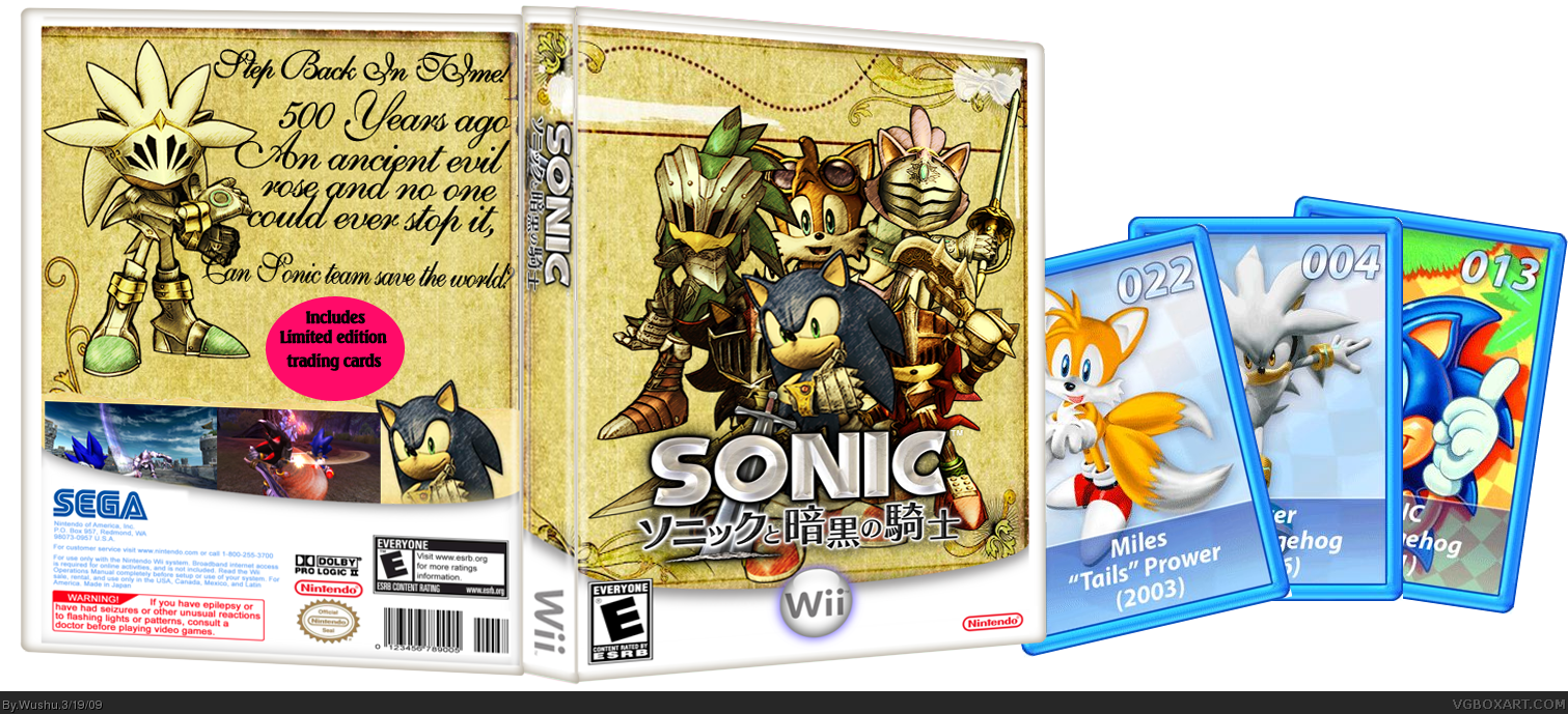 Sonic and the Black Knight Limited Edition box cover