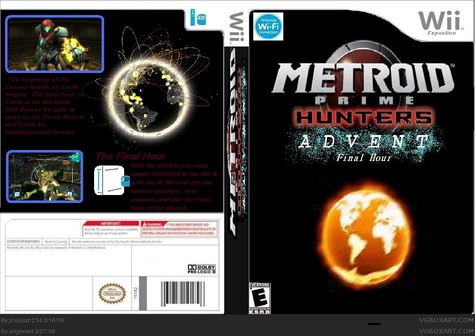 Metroid Prime : Hunters Advent - Final Hour box cover