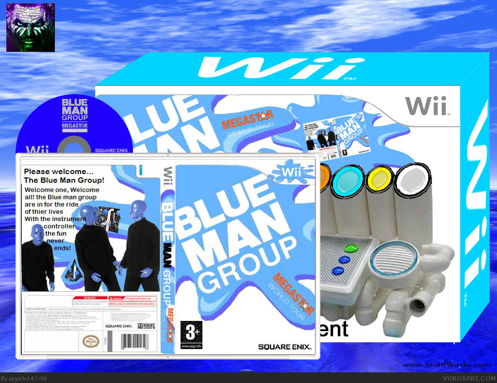 Blue Man Group: Megastar World Tour box cover