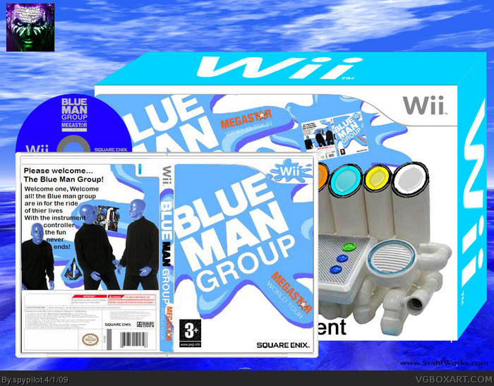 Blue Man Group: Megastar World Tour box art cover
