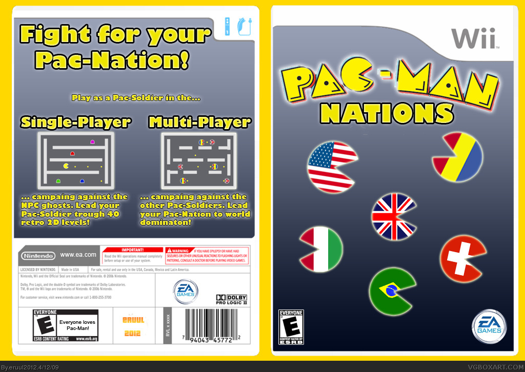 Pac-Man: Nations box cover