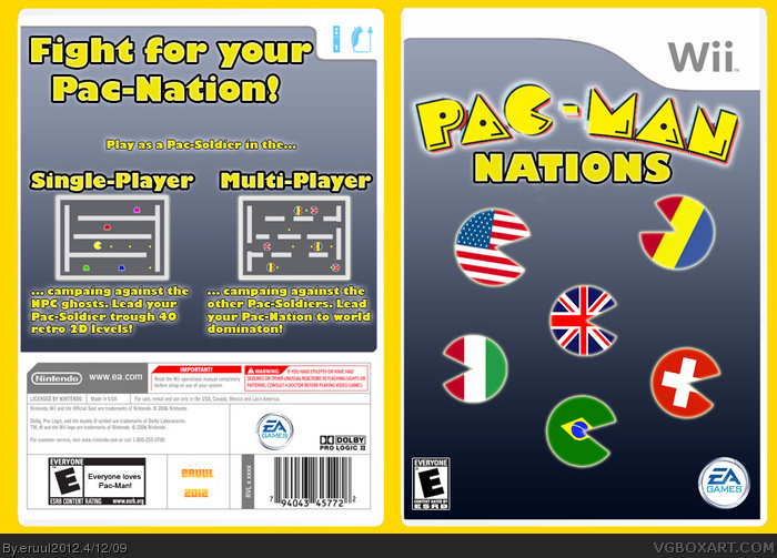 Pac-Man: Nations box art cover