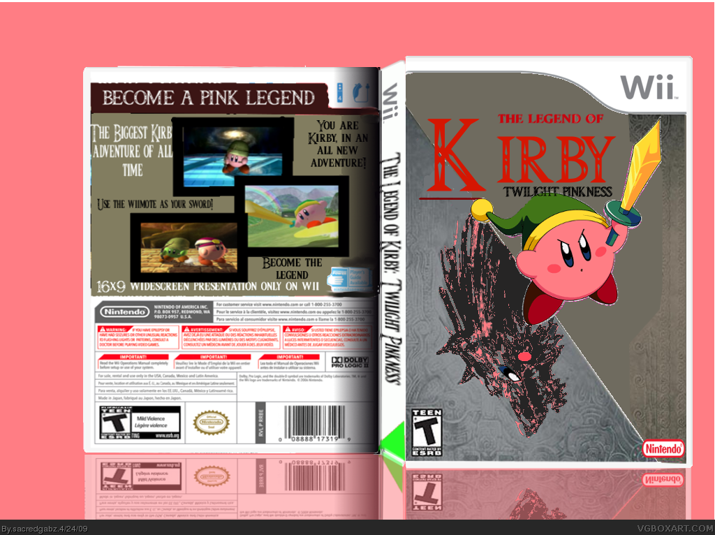 Legend of Kirby: Twilight Pinkness box cover