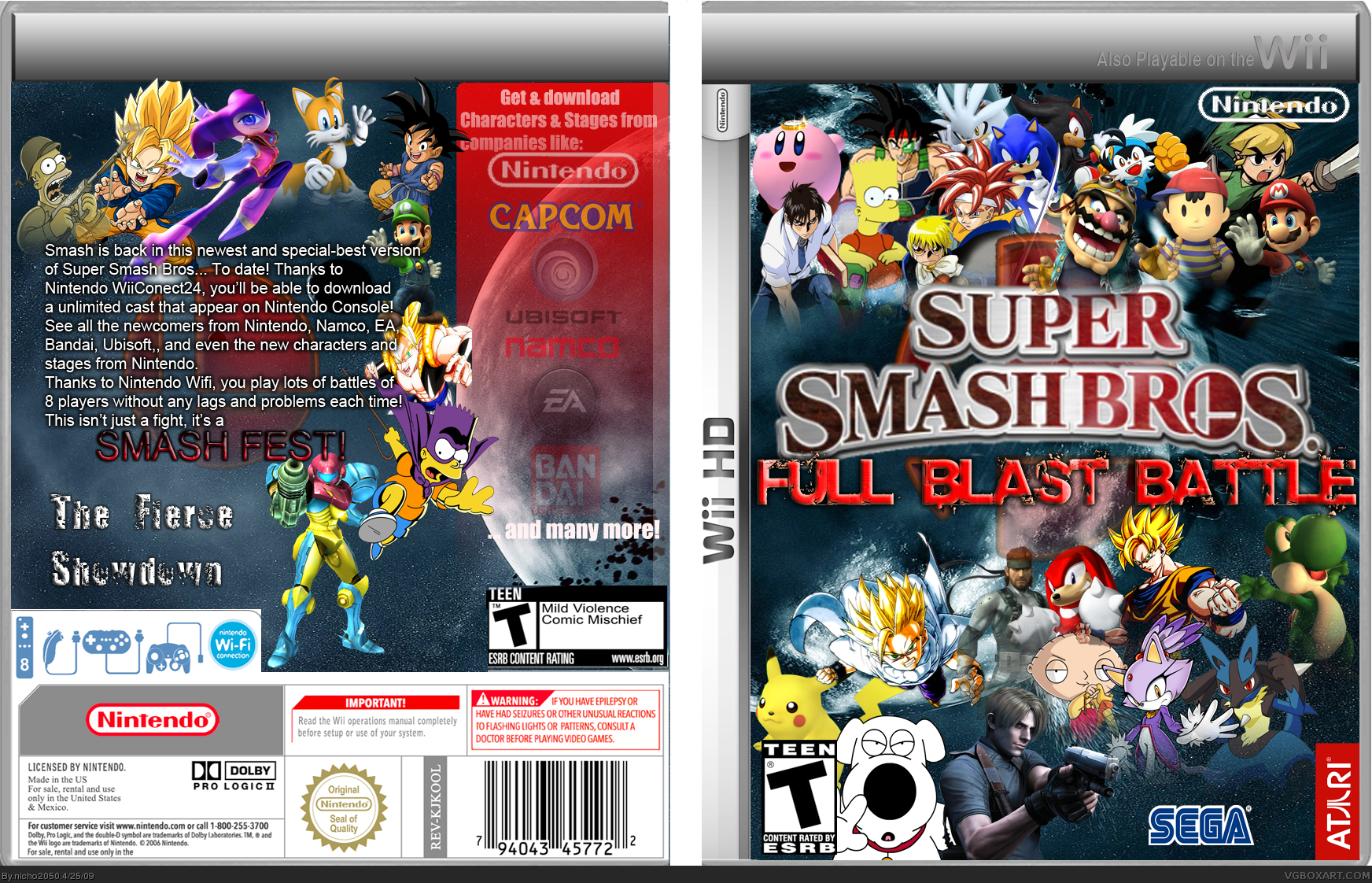 Super Smash Bros: Full Blast Battle box cover