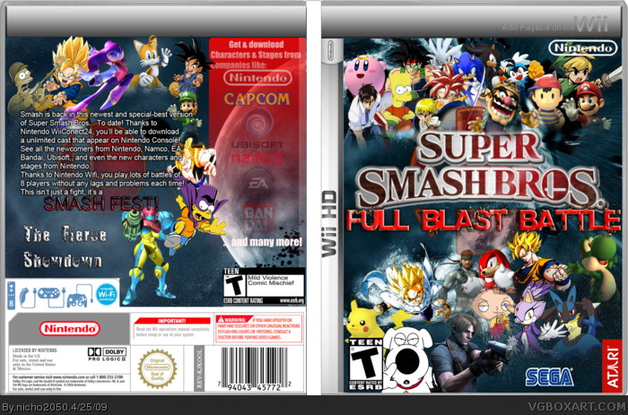 Super Smash Bros: Full Blast Battle box art cover