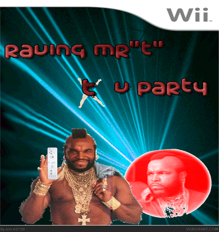 Raving Mr T TV Party box cover